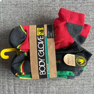 BODY GLOVE 6 Pack Low Cut Socks